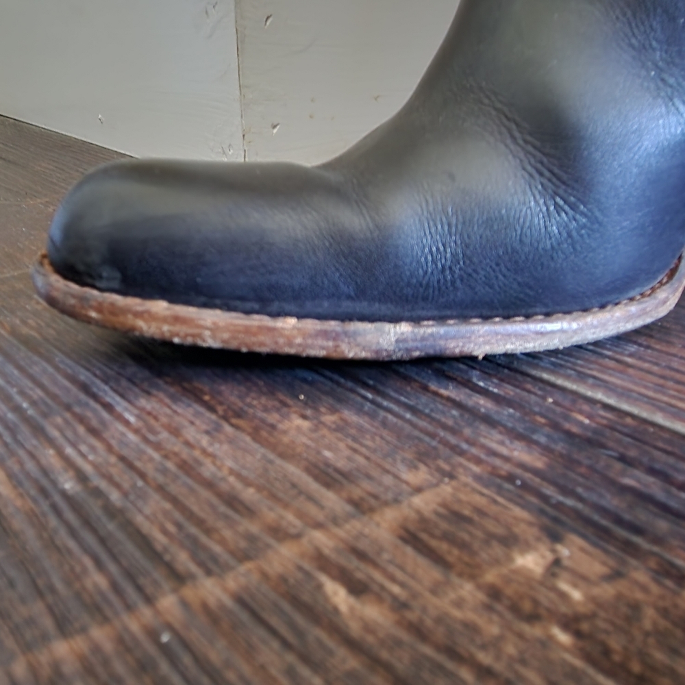 Coach Rory Black Leather Boots, Size 10 - Picture 6 of 12